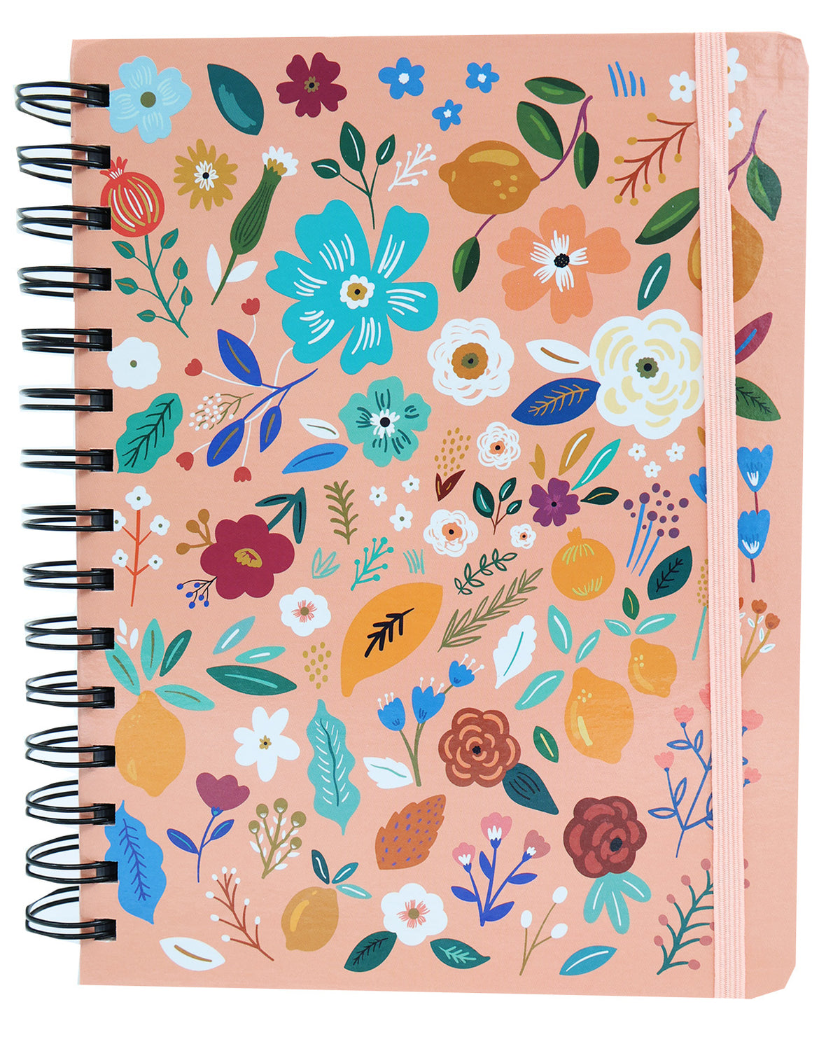 Greatworks Assorted Double Spiral Floral Journal