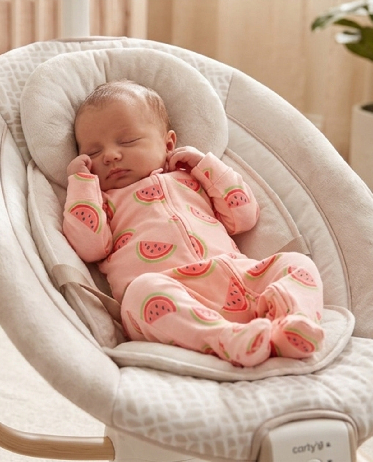 Baby Views Cotton Coveralls - Watermelon