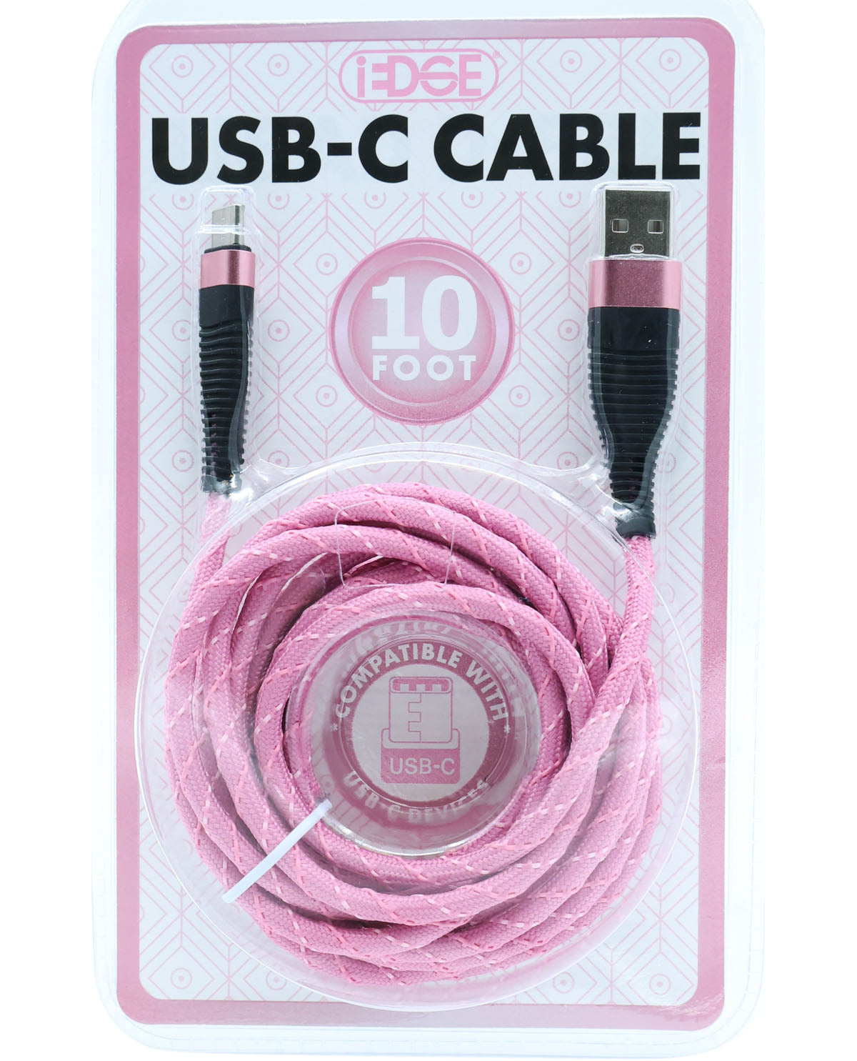 10Ft. Thick & Braided Type-C Sync & Charge Cable