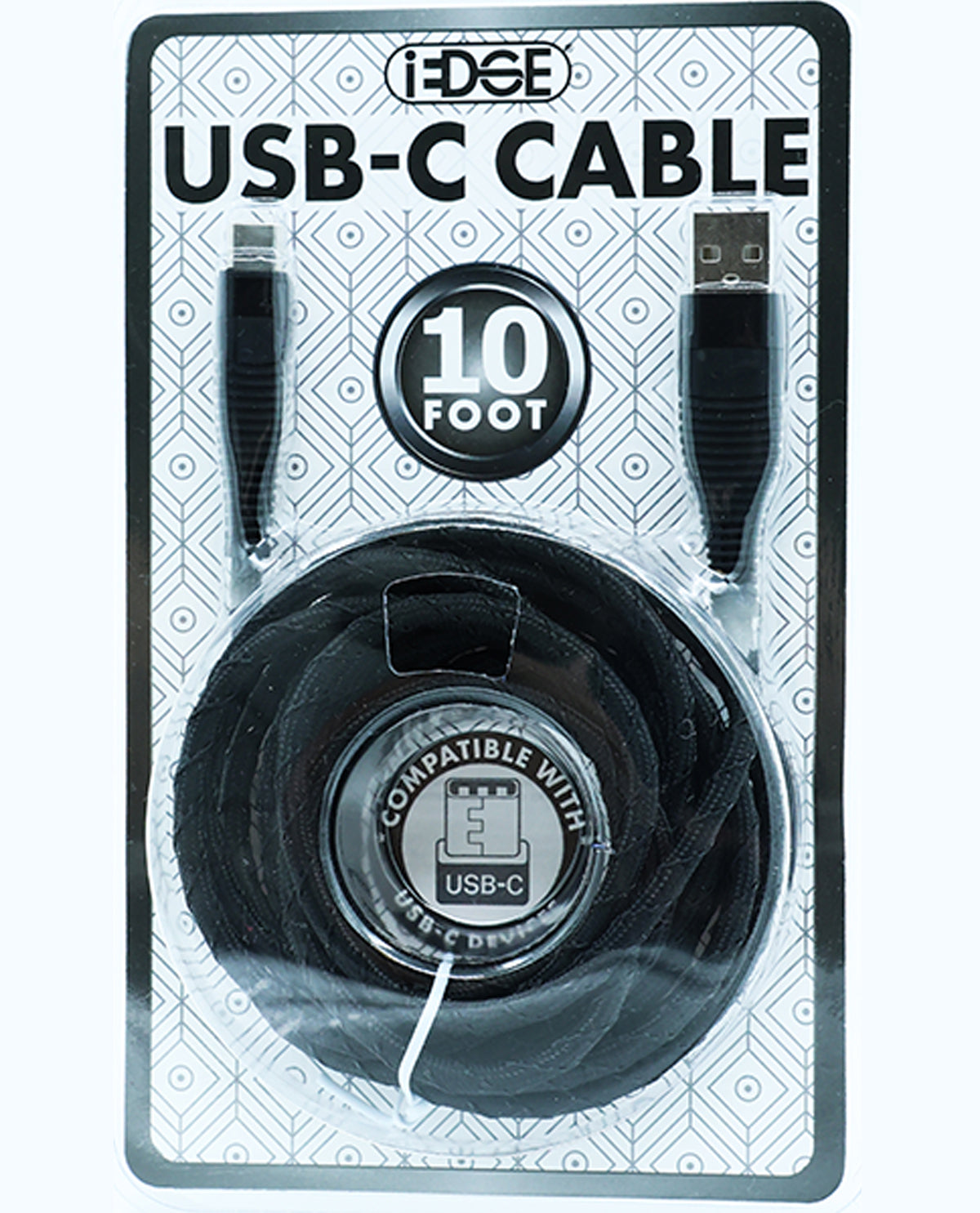 10Ft. Thick & Braided Type-C Sync & Charge Cable