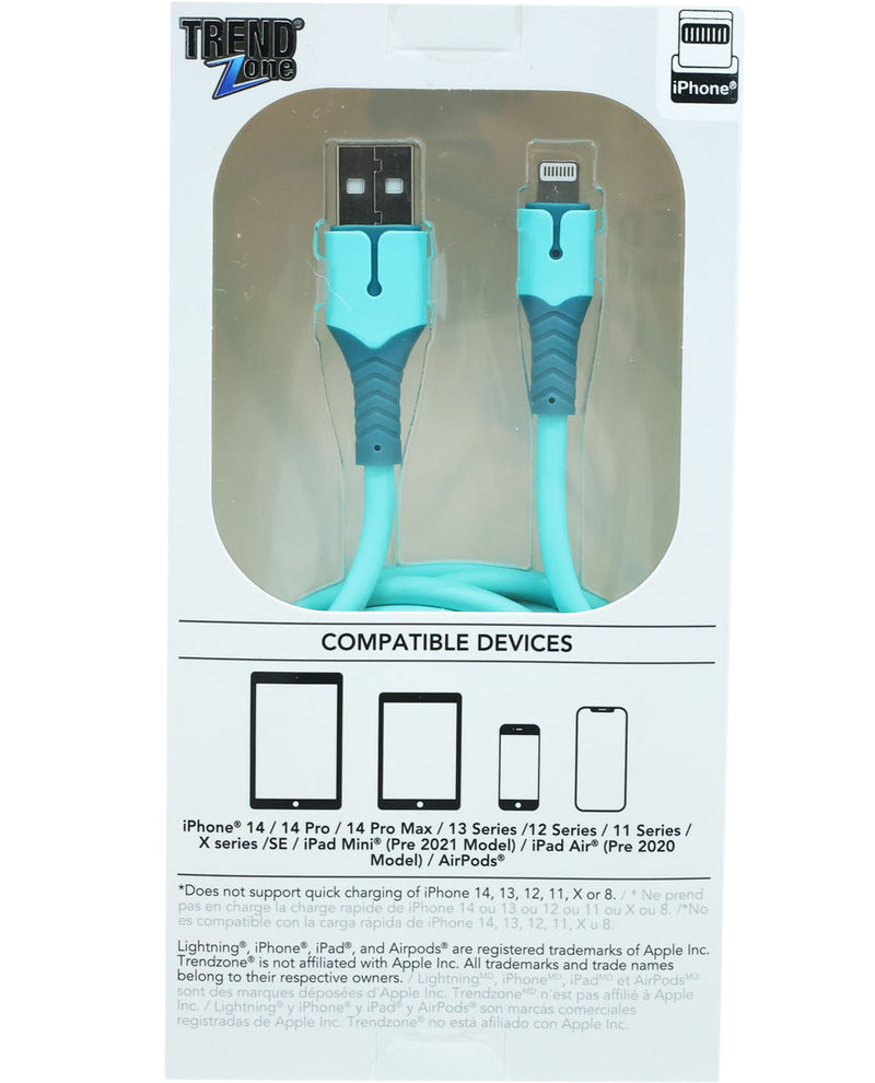 10Ft. Lightning Sync & Charge Cable with LED Light