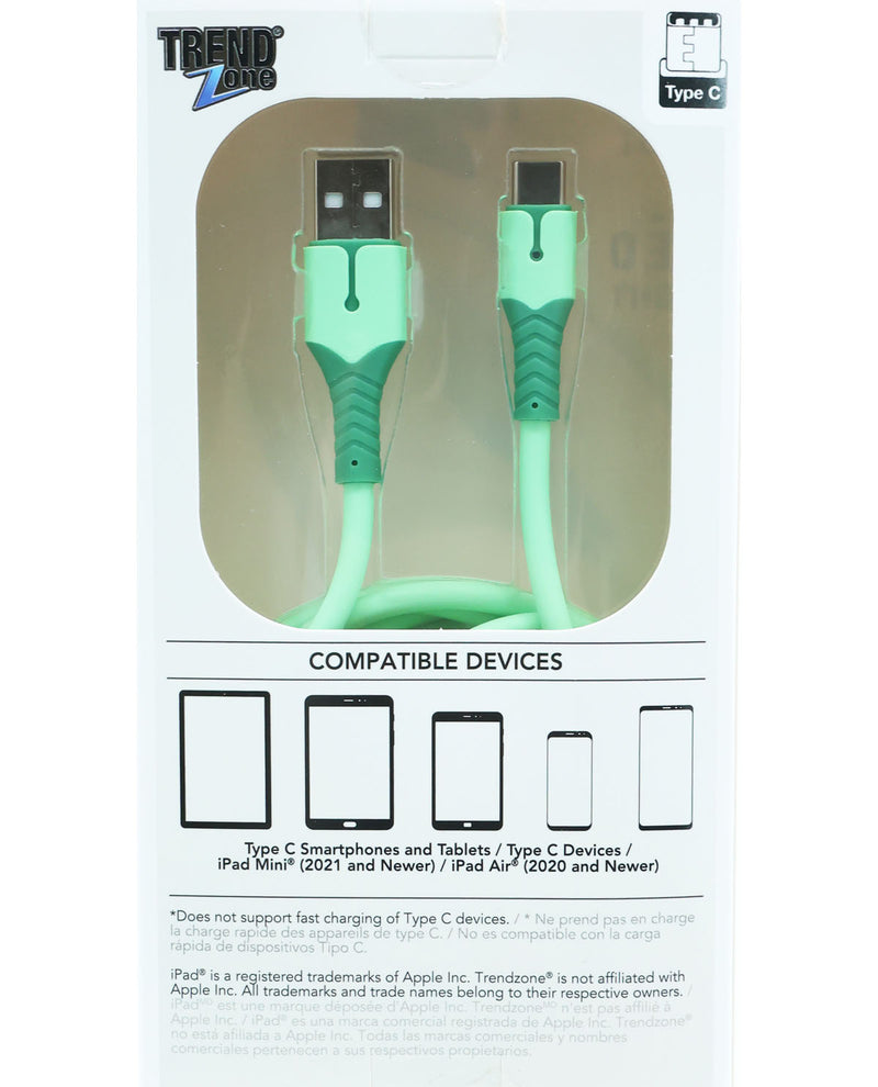 10Ft. Type-C Sync & Charge Cable with LED Light