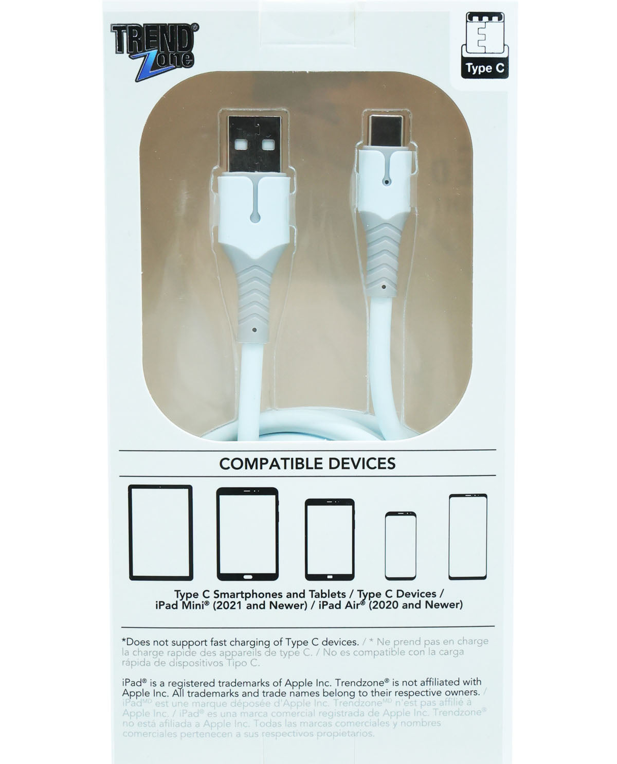 10Ft. Type-C Sync & Charge Cable with LED Light