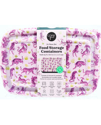 20-Piece Yellow Garden Food Storage Container Set