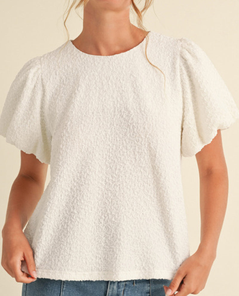 Plus Puff Sleeve Top