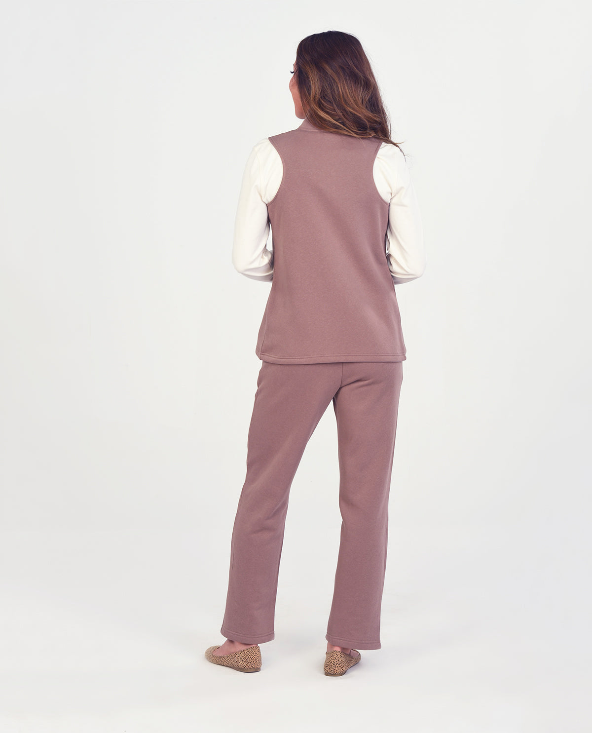 Missy Zip Through Fleece Vest