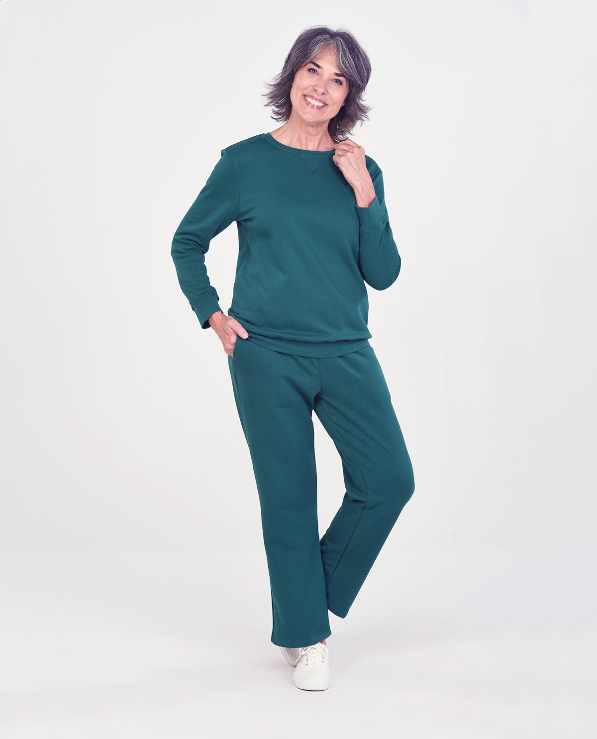 Missy Assorted Open Hem Fleece Pant
