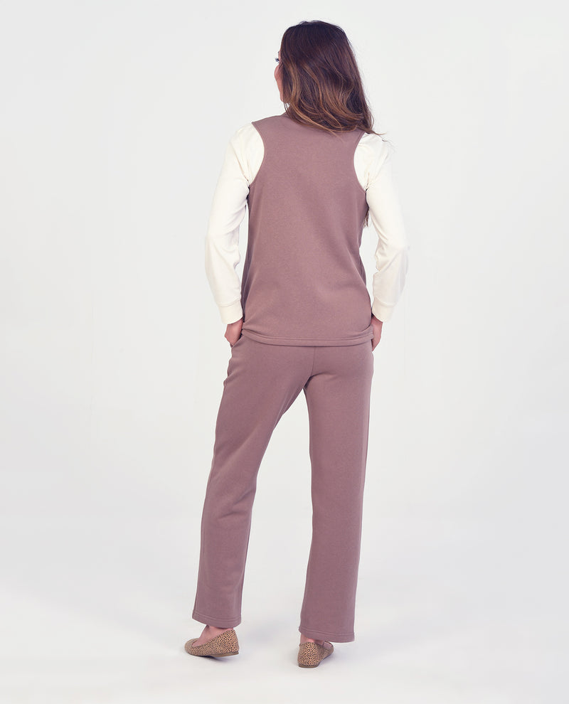 Petite Assorted Open Hem Fleece Pants
