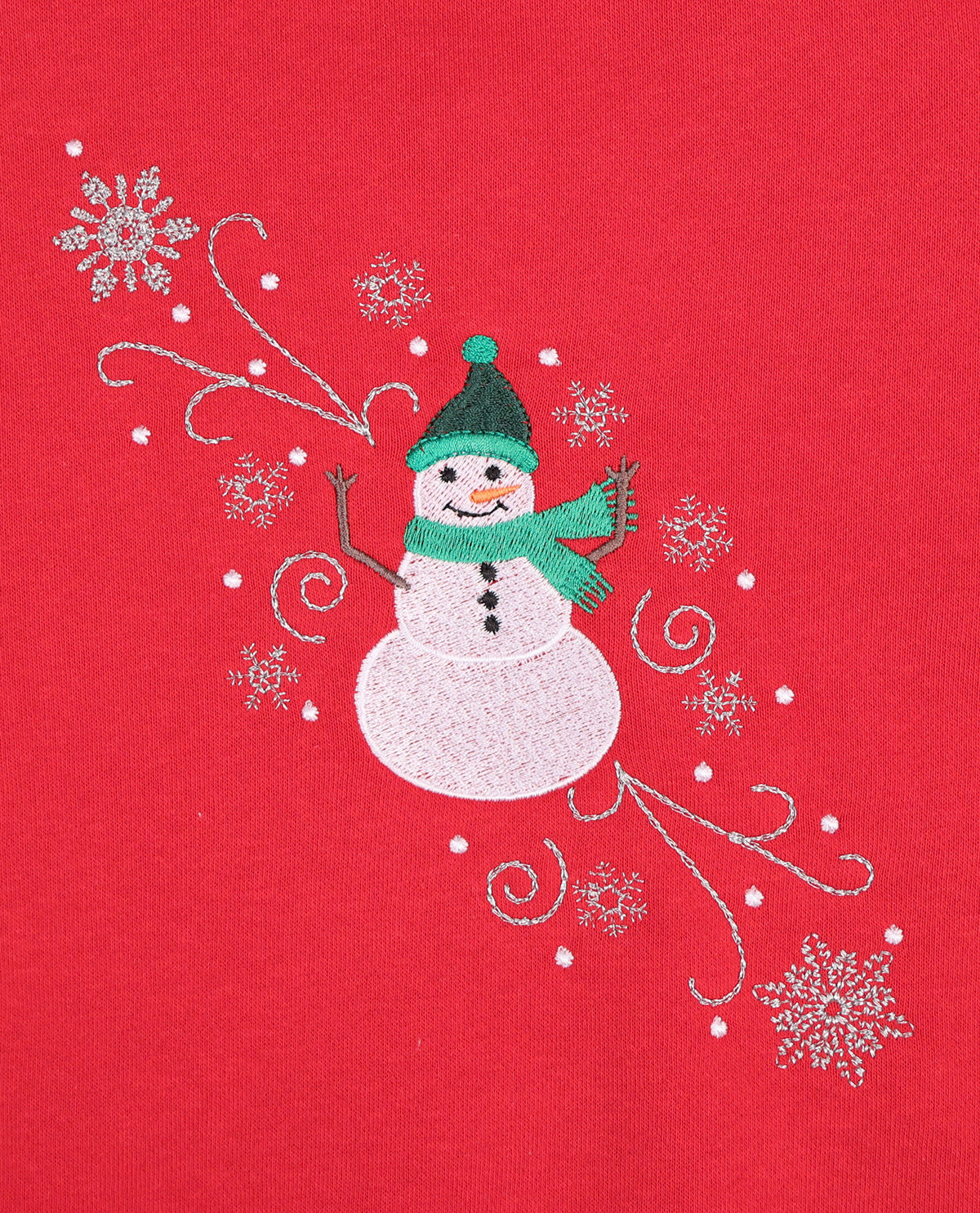 Speculation Petite Embroidered Christmas Pullover