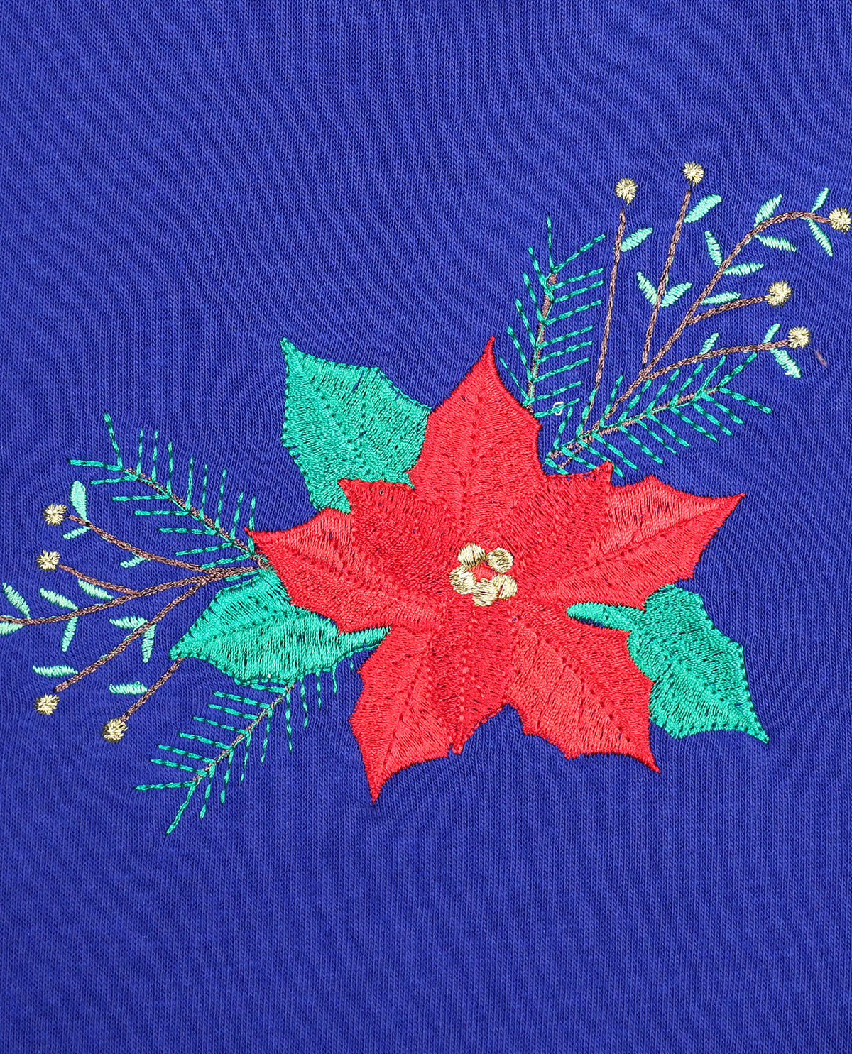 Speculation Petite Embroidered Christmas Pullover