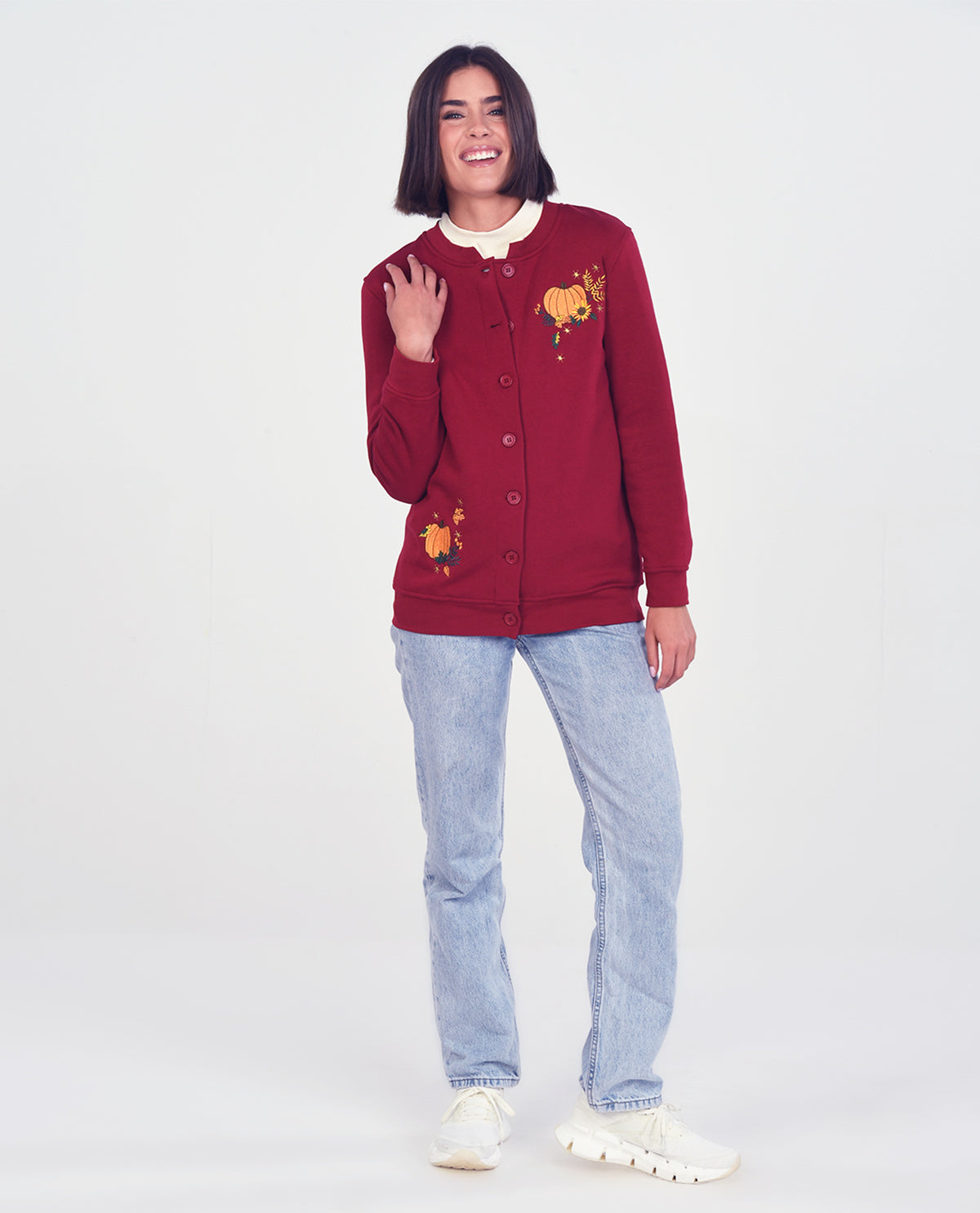 Missy Assorted Embroidered Fleece Cardigans