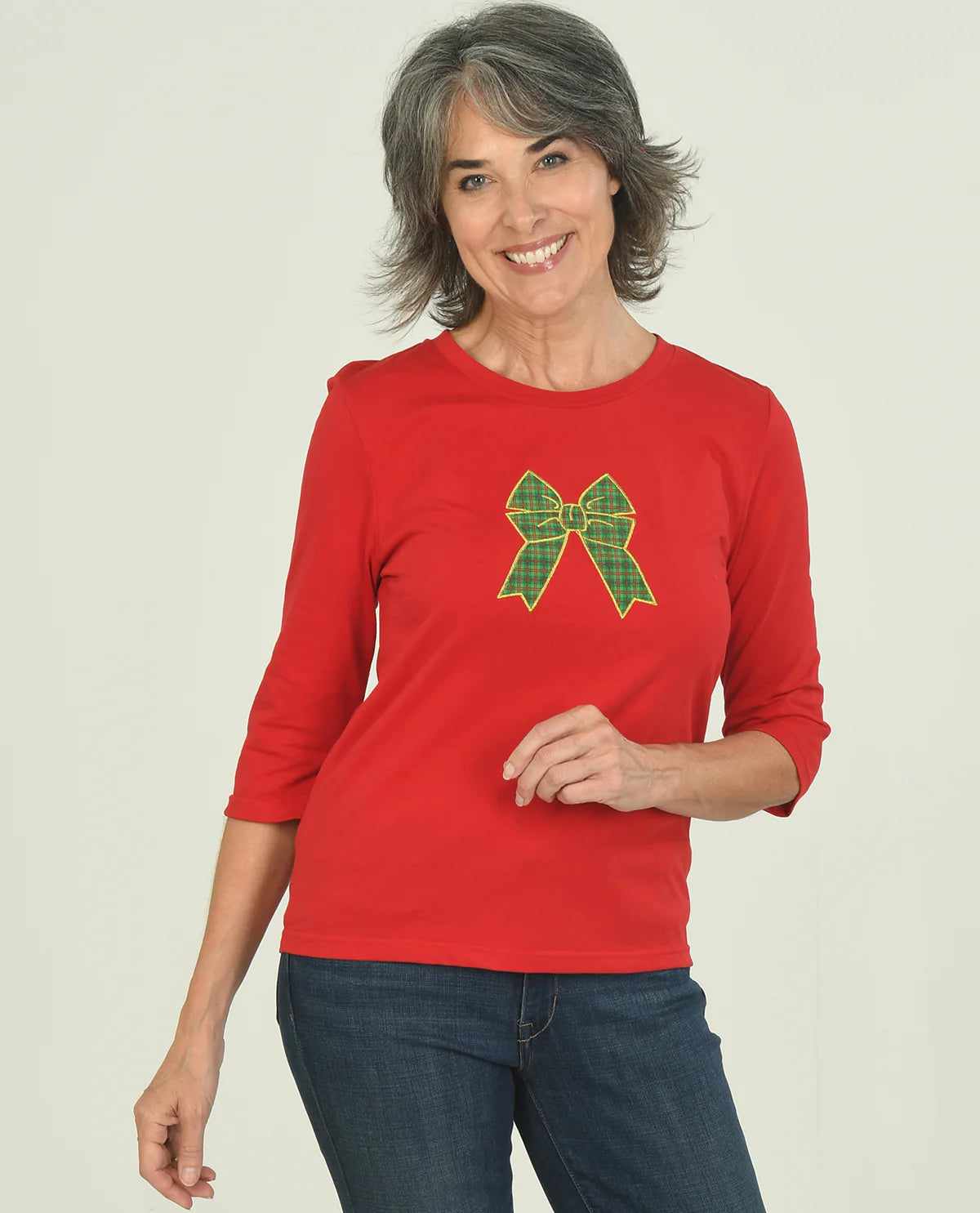 Women's Madison Taylor 3/4 Christmas Tees