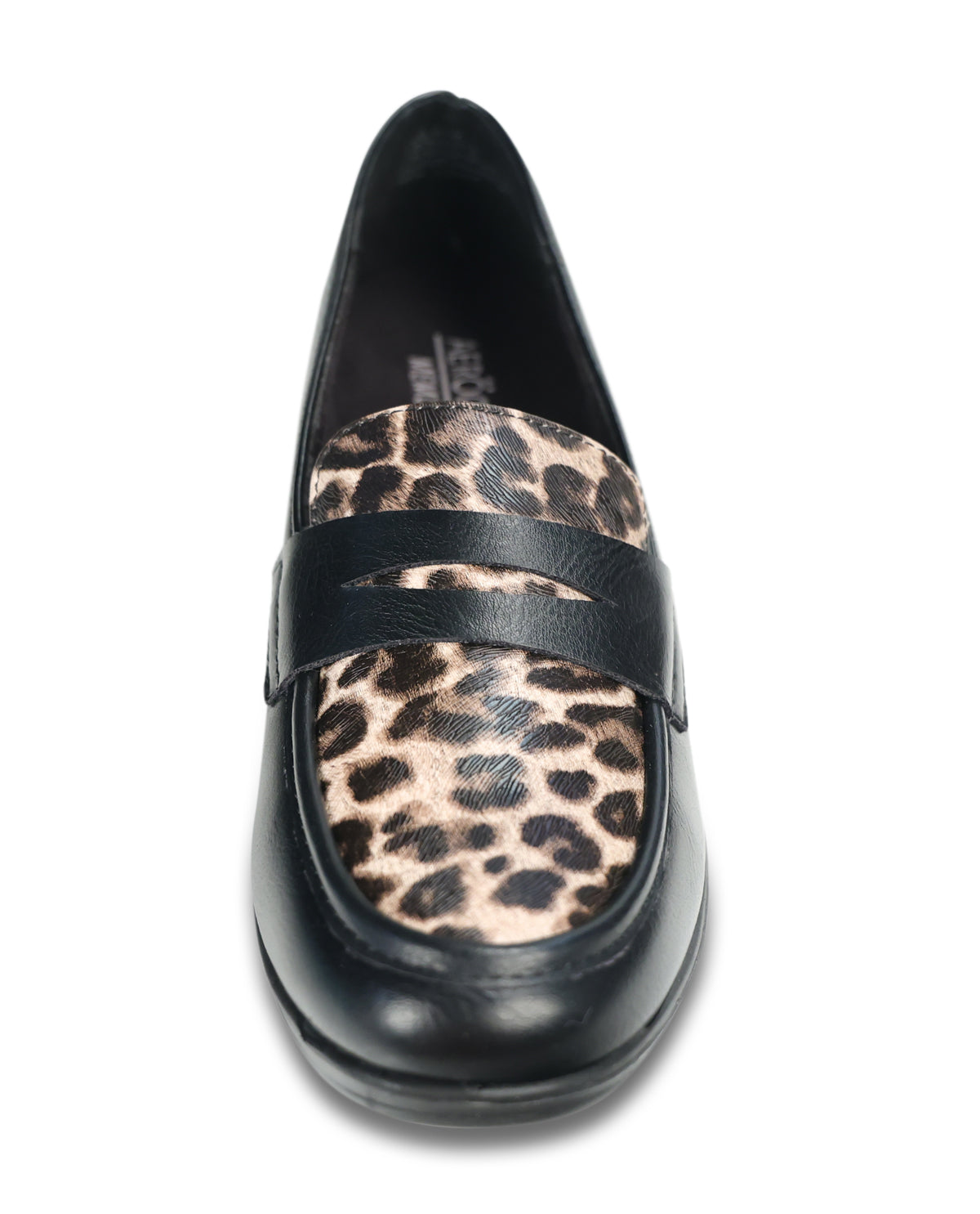Aerocushion Dottie Casual Shoes Black & Leopard