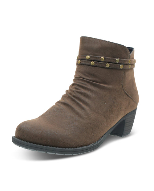 Savvy Teagan Chocolate Ankle Boot