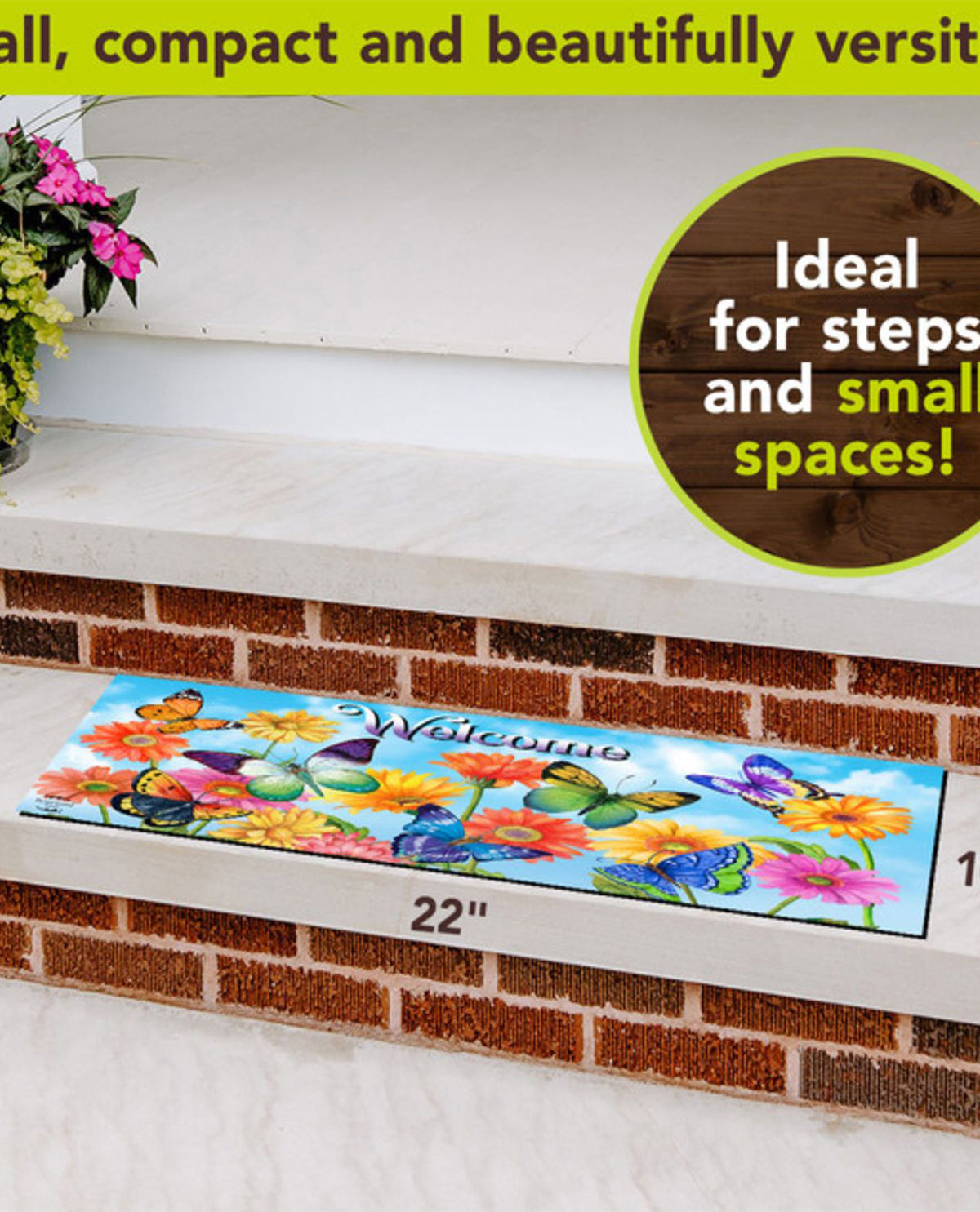 Fluttering Butterflies Mini Mat