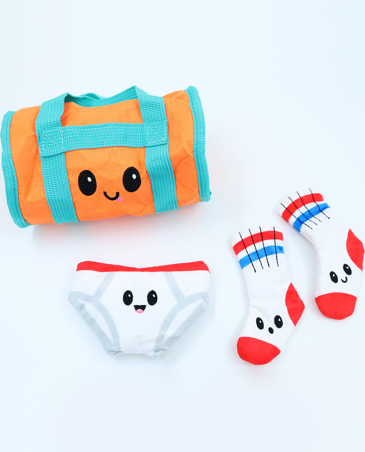 Hide and Seek Duffle Bag Dog Toy