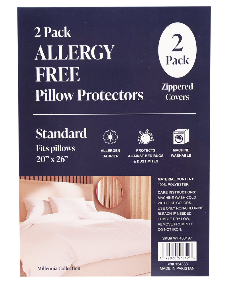 Allergen Free 2pk. Pillowcase Protectors