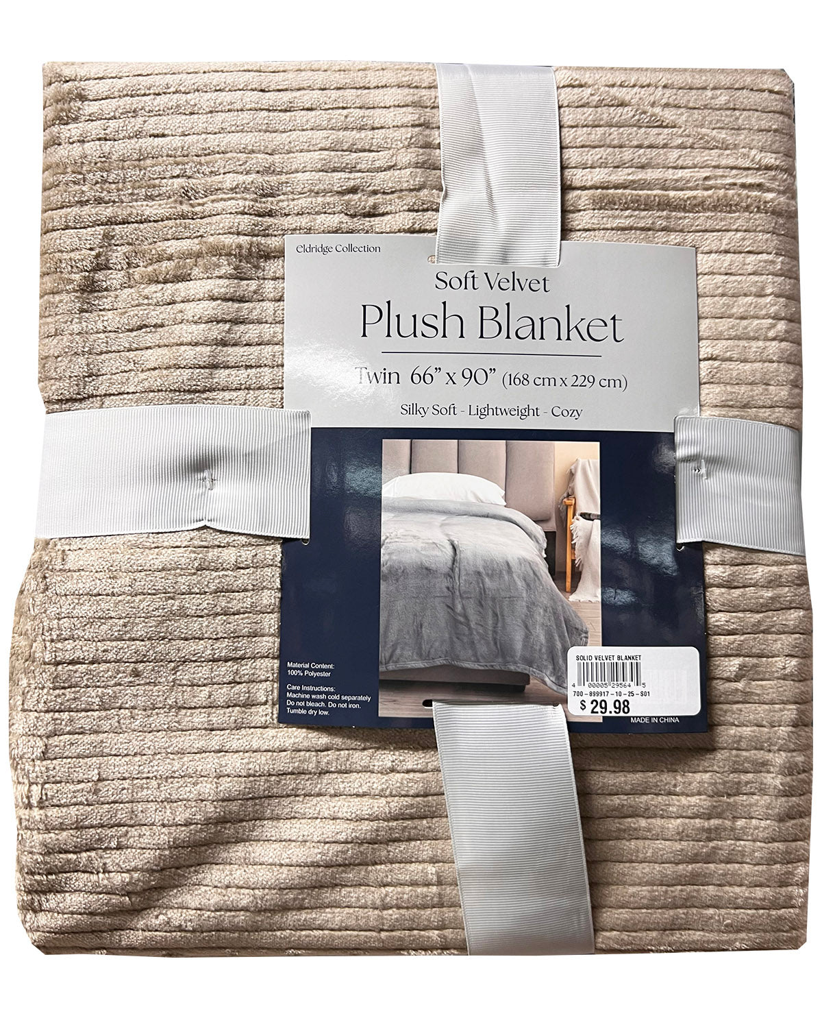 Solid Velvet Blankets Twin