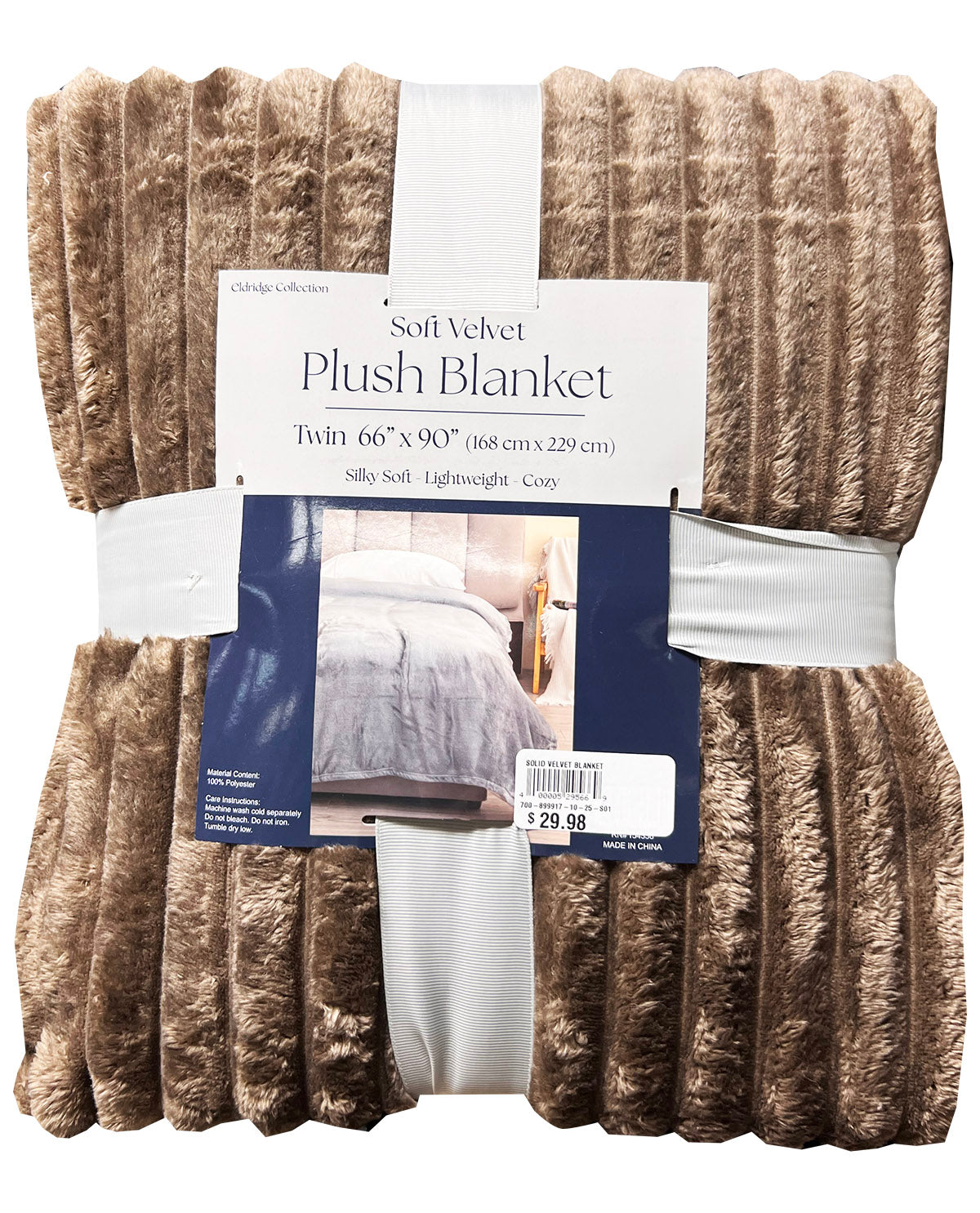 Solid Velvet Blankets Twin