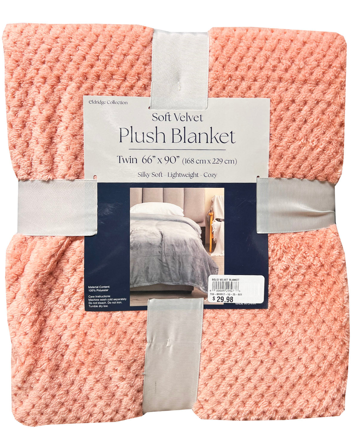 Solid Velvet Blankets Twin