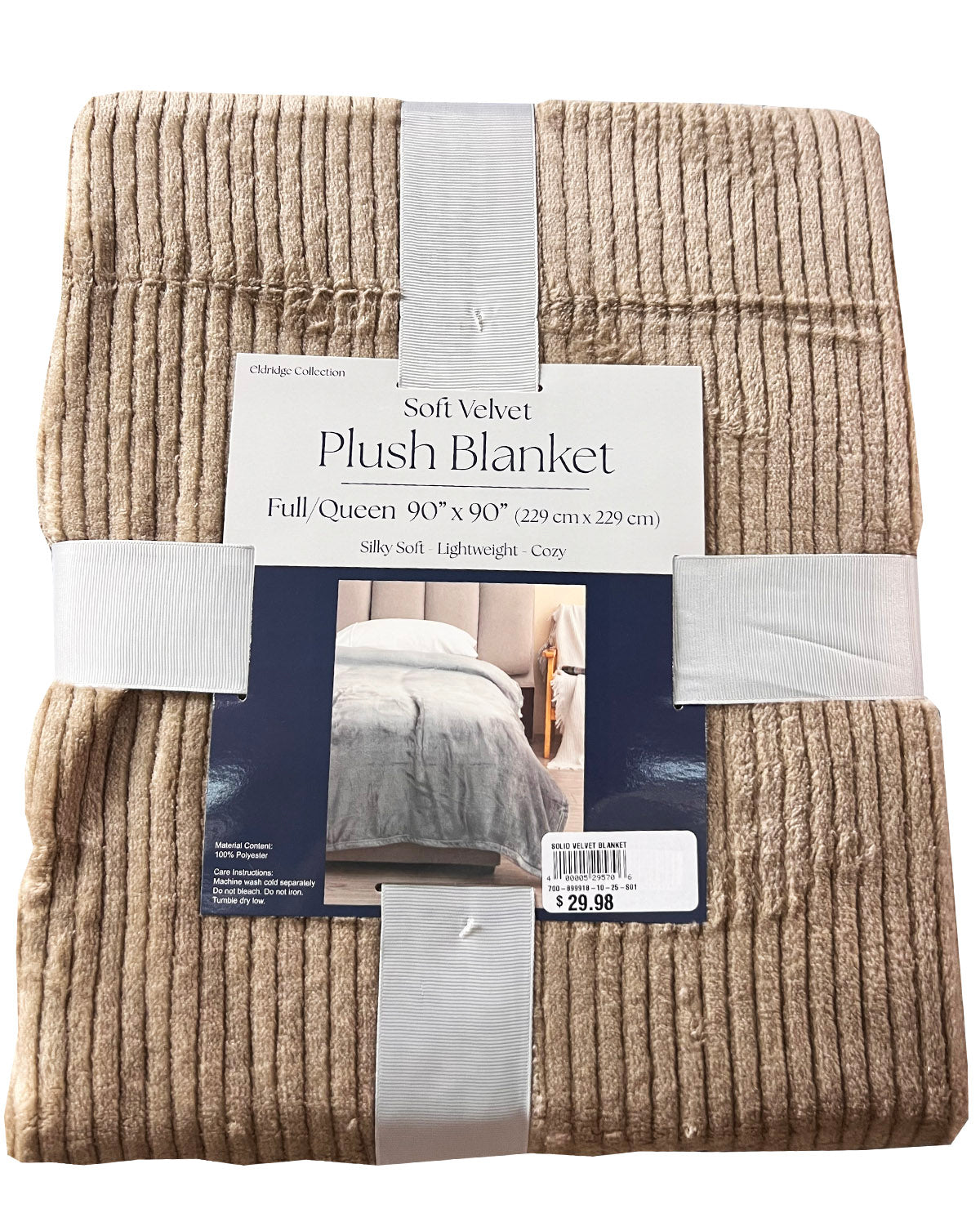 Solid Velvet Blankets Full/Queen