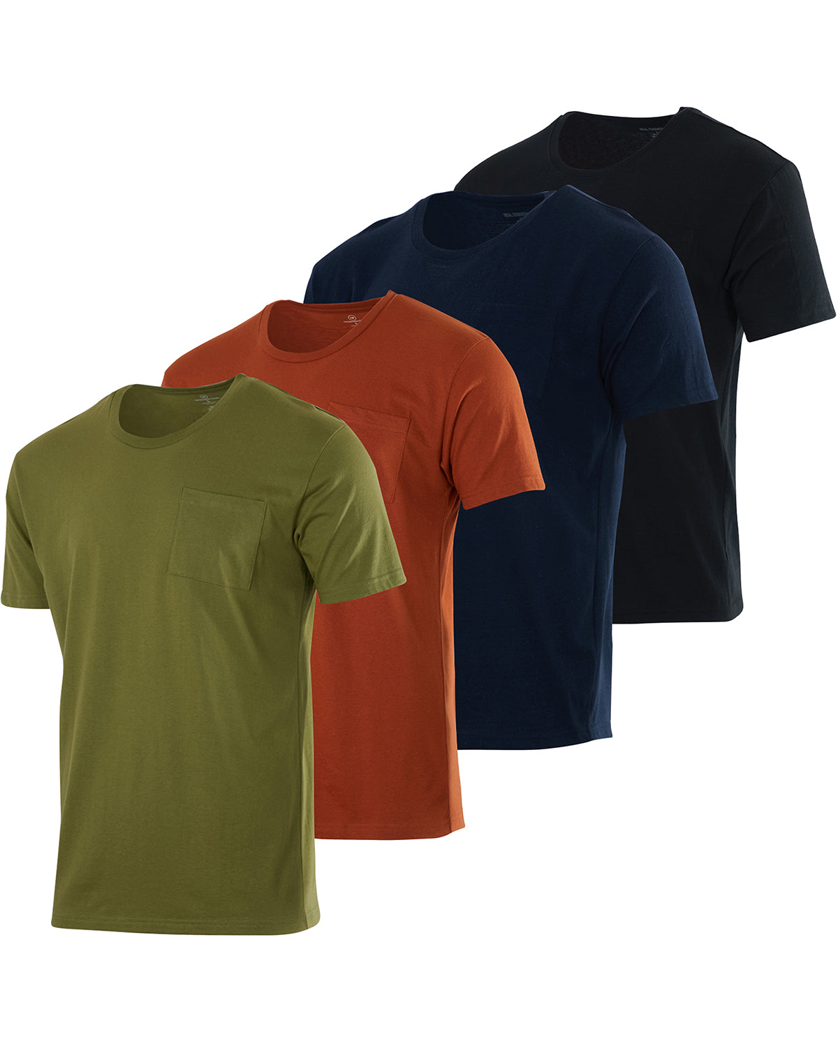 Real Essentials Big & Tall Cotton Short Sleeve Pocket Tee