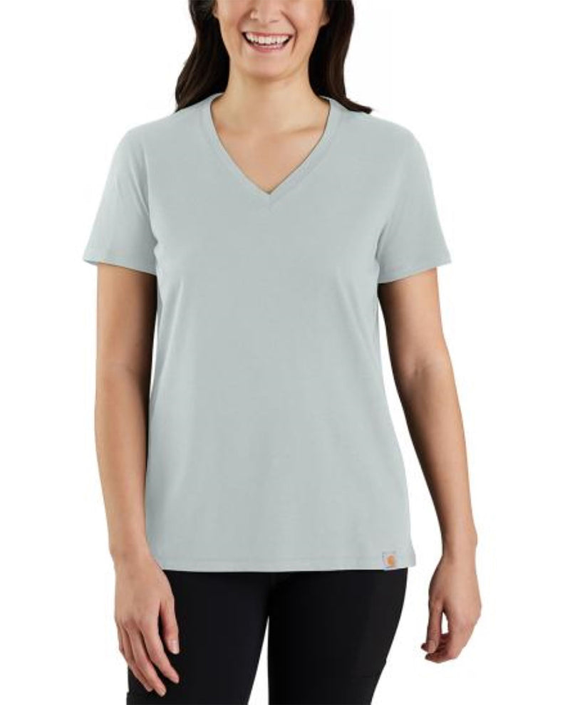 Carhartt Women's Tencel Fiber Series Relaxed Fit Short Sleeve V-Neck T-Shirt