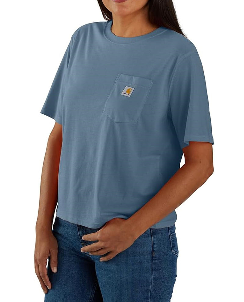 Carhartt Women's Tencel Fiber Series Loose Fit Logo Pocket T-Shirt