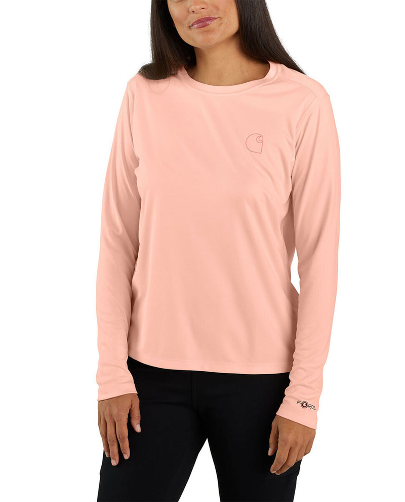 Carhartt Women's Force Sun Defender Relaxed Fit Long Sleeve Graphic T-Shirt