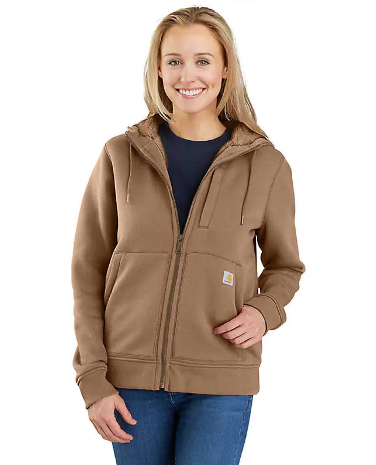 Carhartt Women's Full Zip Sherpa Lined Sweatshirt