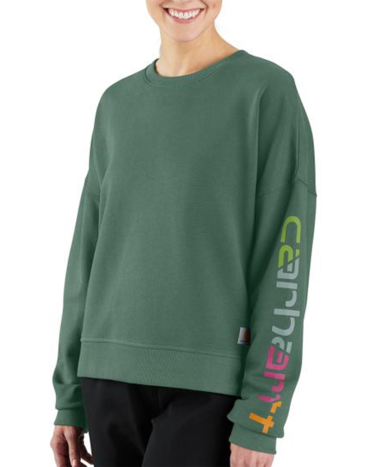 Carhartt Women's TENCEL Fiber Series Loose Fit Graphic Sweatshirt