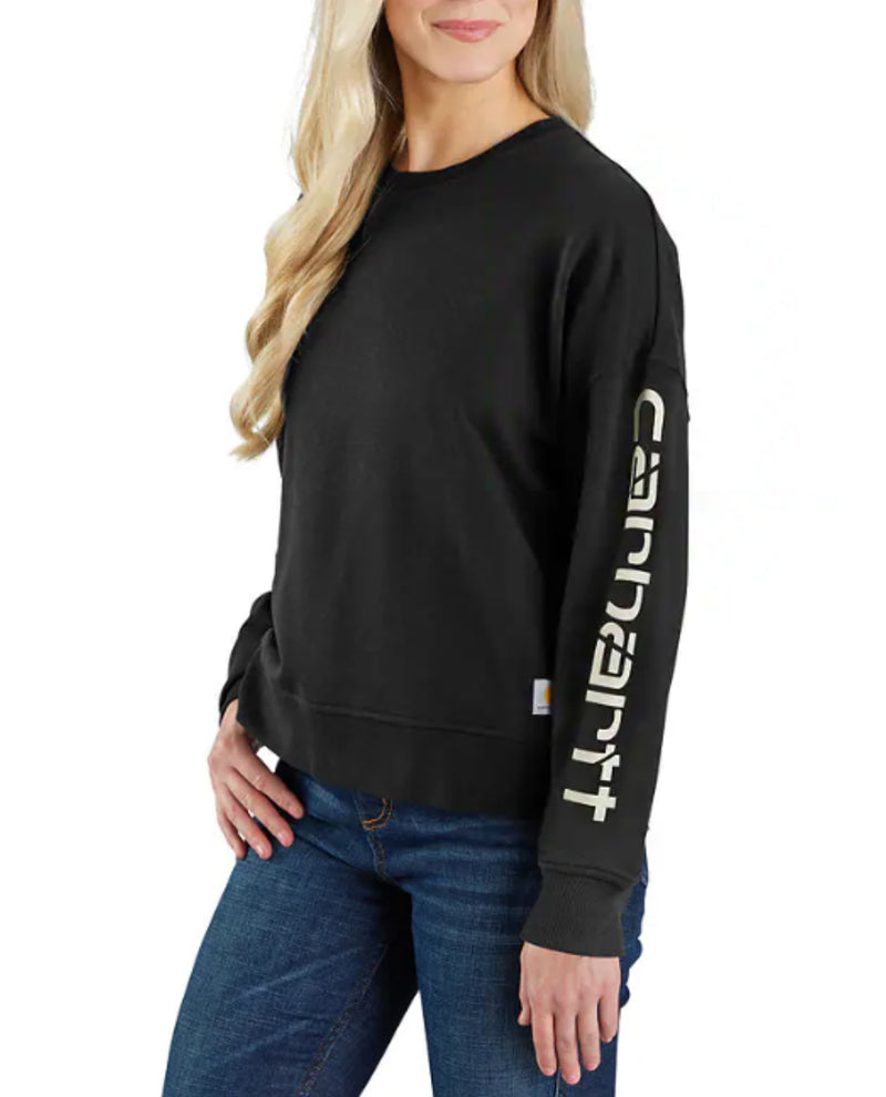 Carhartt Women's TENCEL Fiber Series Loose Fit Graphic Sweatshirt