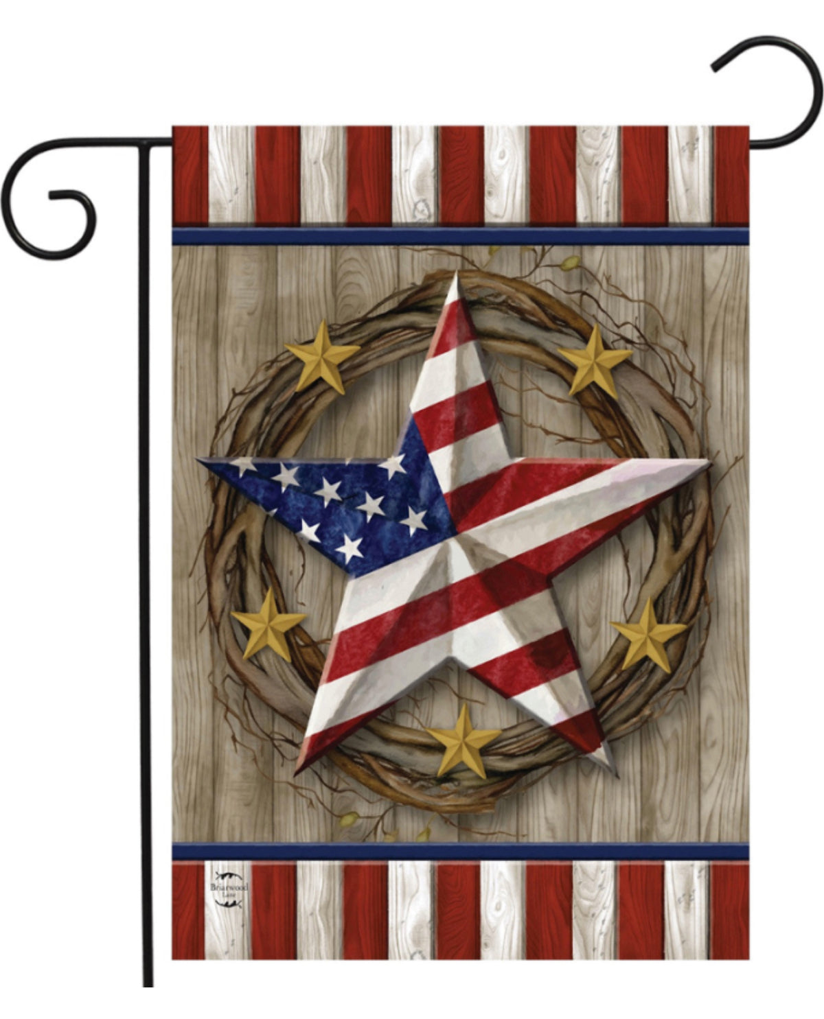 American Barn Star Garden Flag