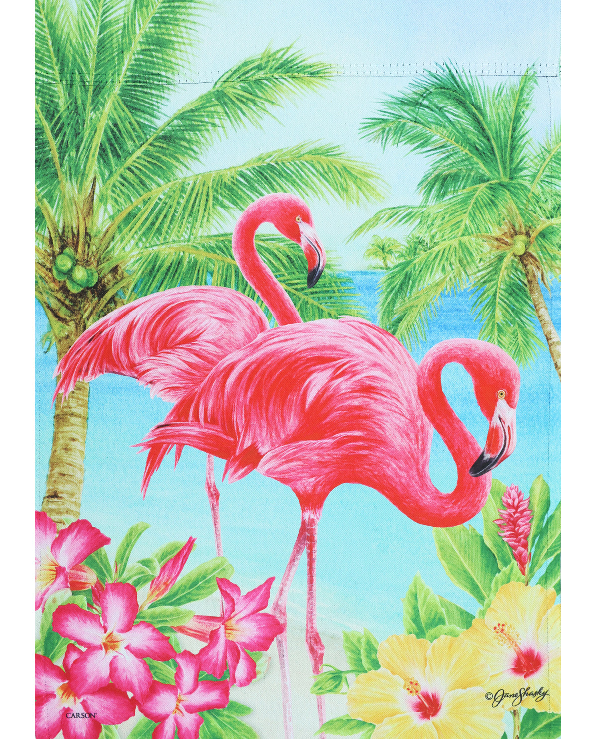 Flamingo Tropic Garden Flag