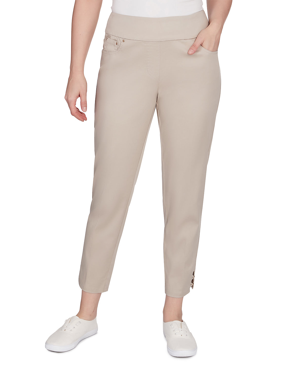 Ruby Road Missy Global Luxe Sateen Ankle Pant