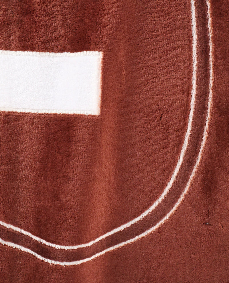Glow-in-the-Dark Football Fleece Hanging Throw