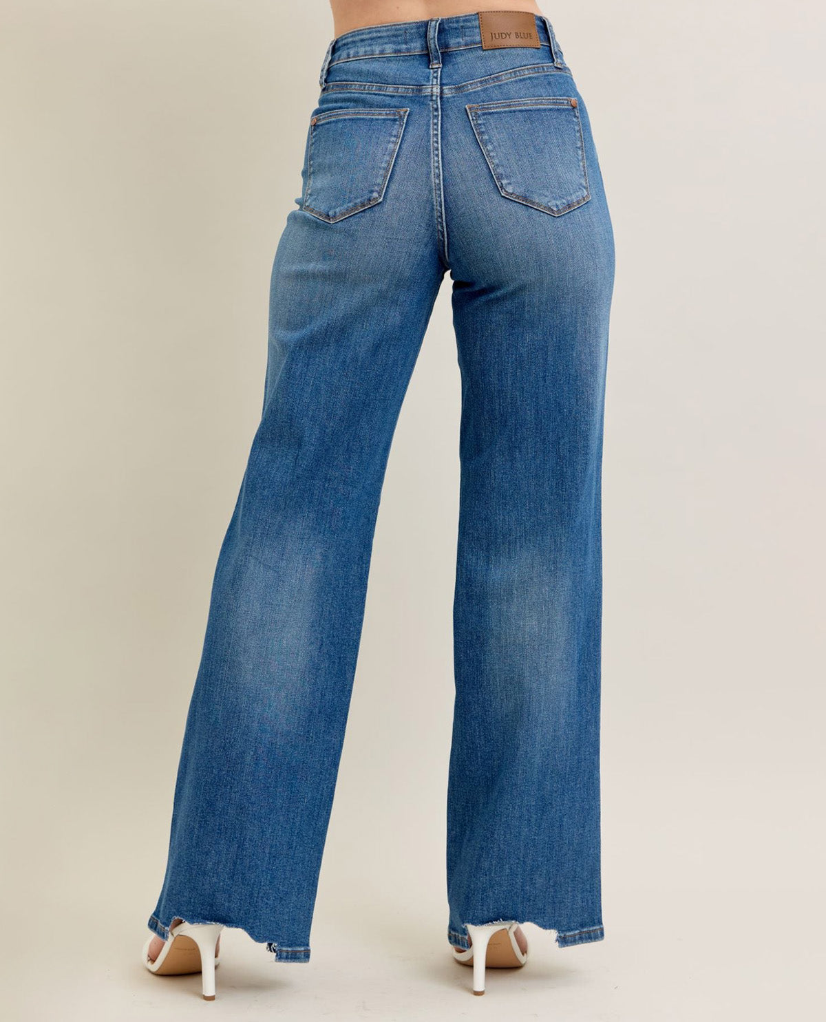 Judy Blue High Waist Wide Leg Jeans