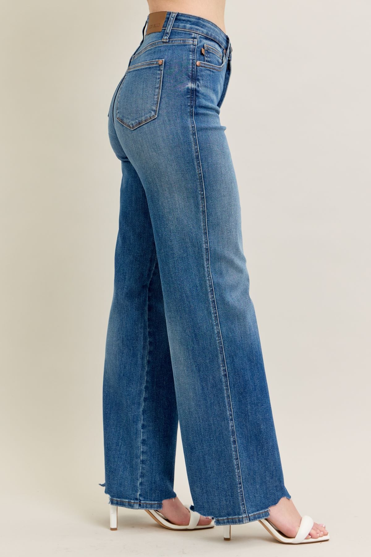 Judy Blue High Waist Wide Leg Jeans