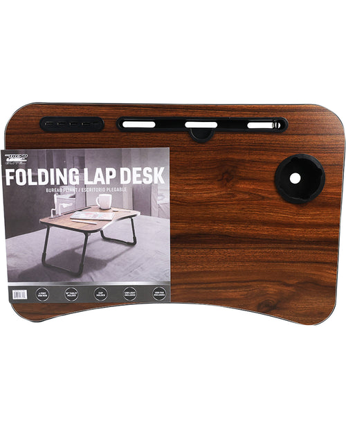 Dark Brown Folding Lap Desk