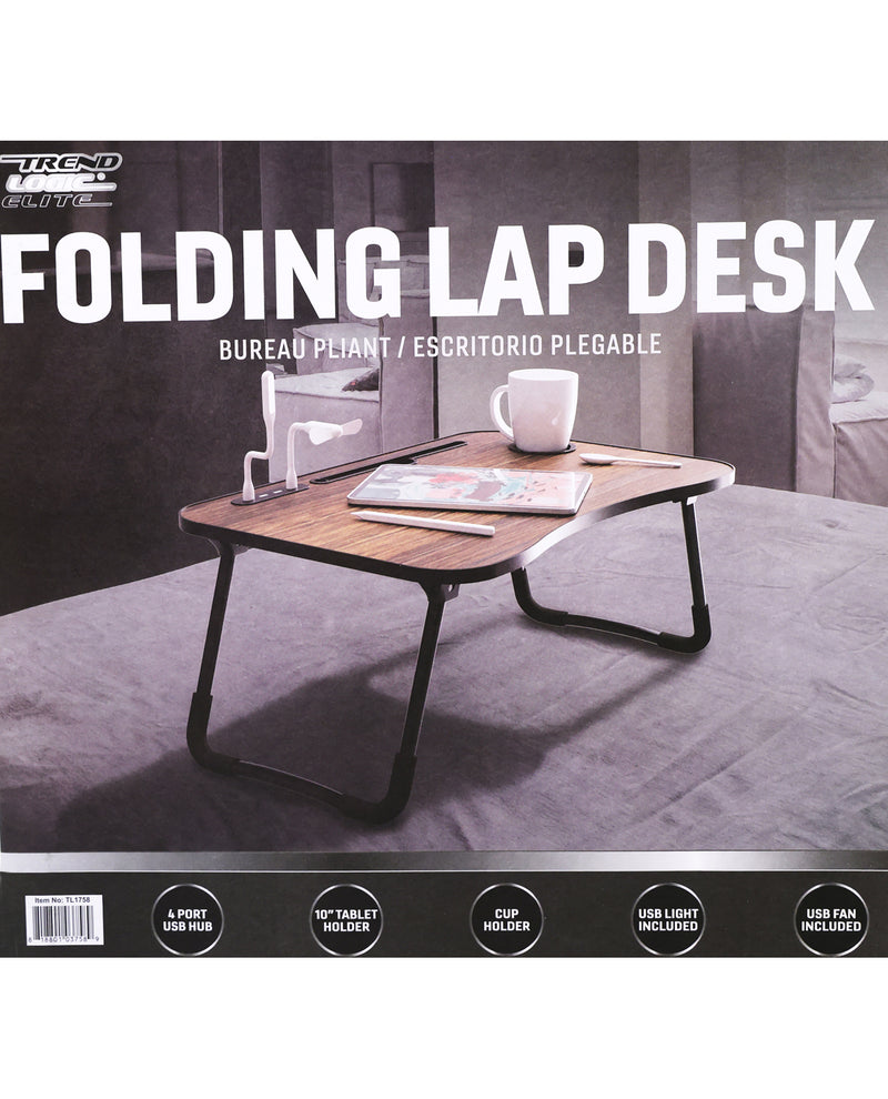 Dark Brown Folding Lap Desk