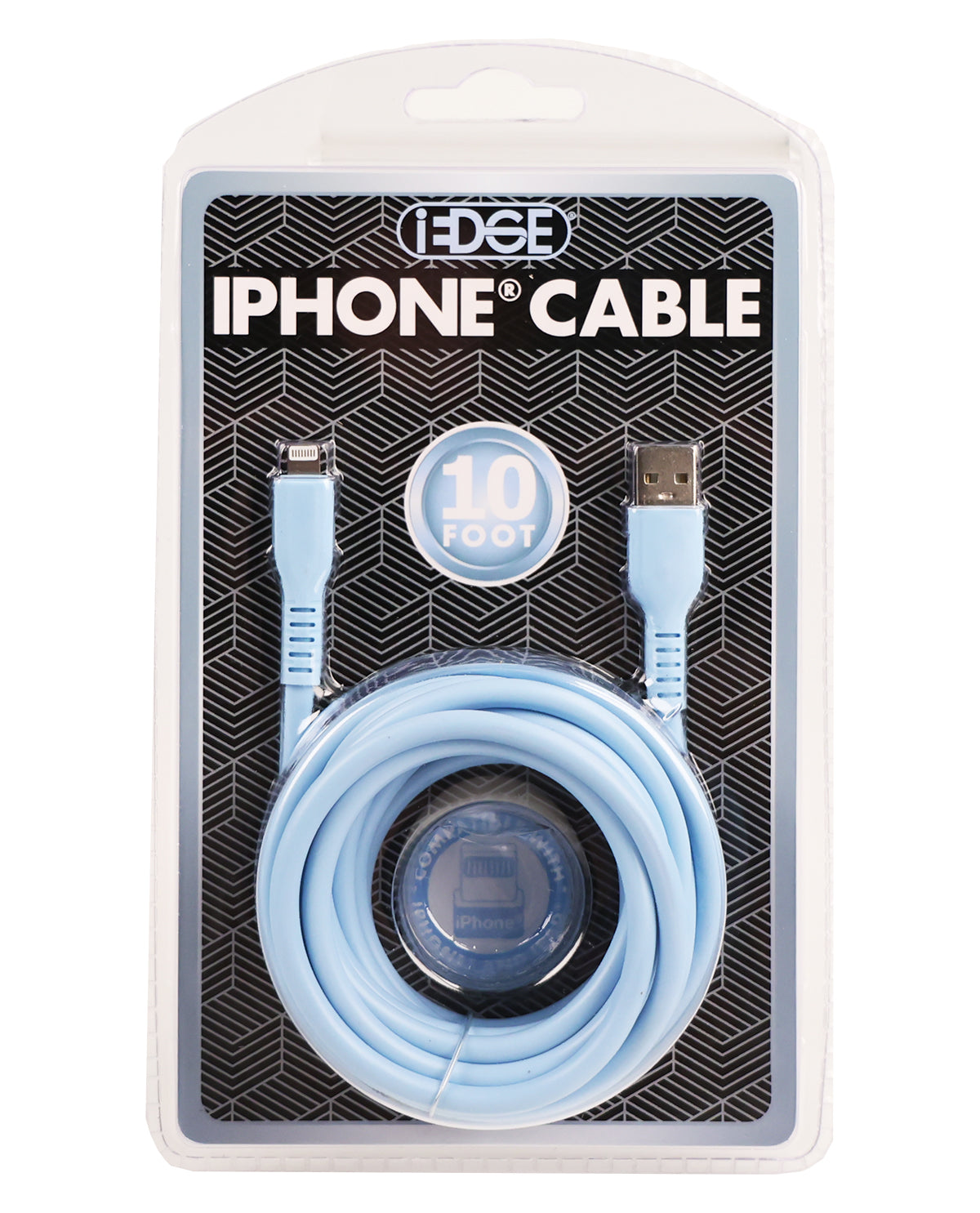 10ft iPhone Thick Pastel Charging Cable