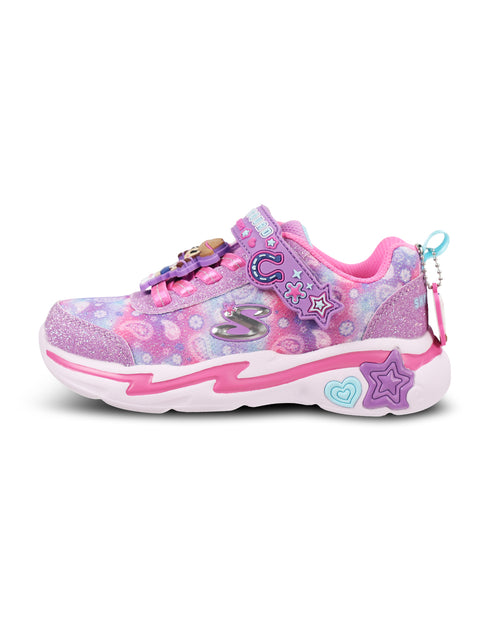 Multi kids' shoe on white background