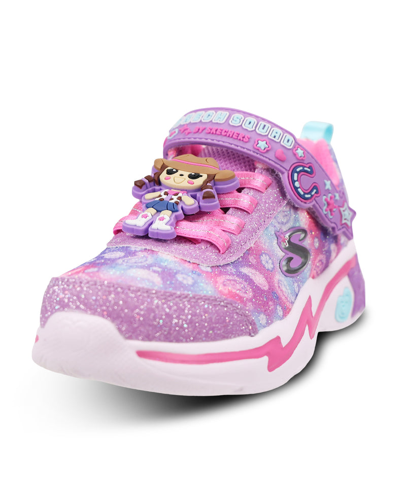 Multi kids' shoe on white background