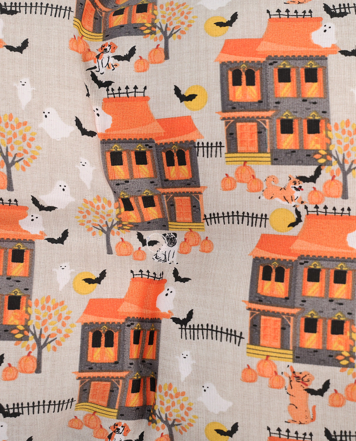 Haunted House Large Cushioned Pet Bed
