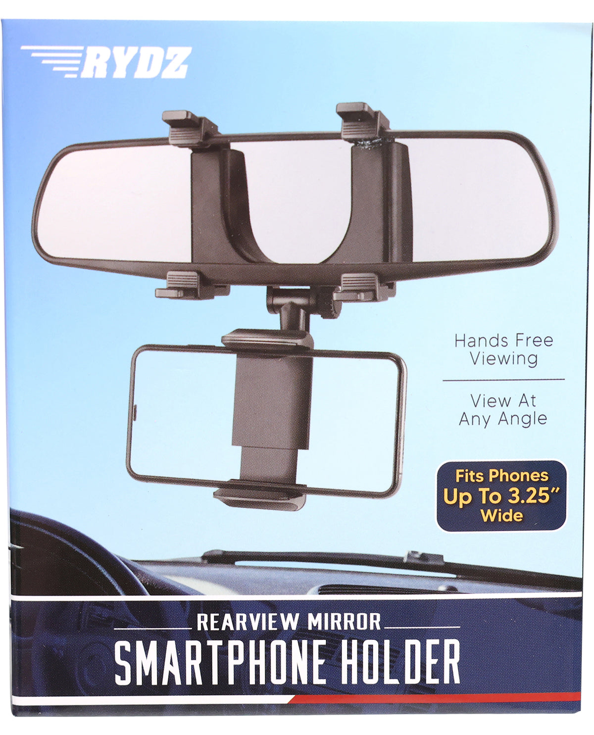 Auto Rearview Mirror Smartphone Holder