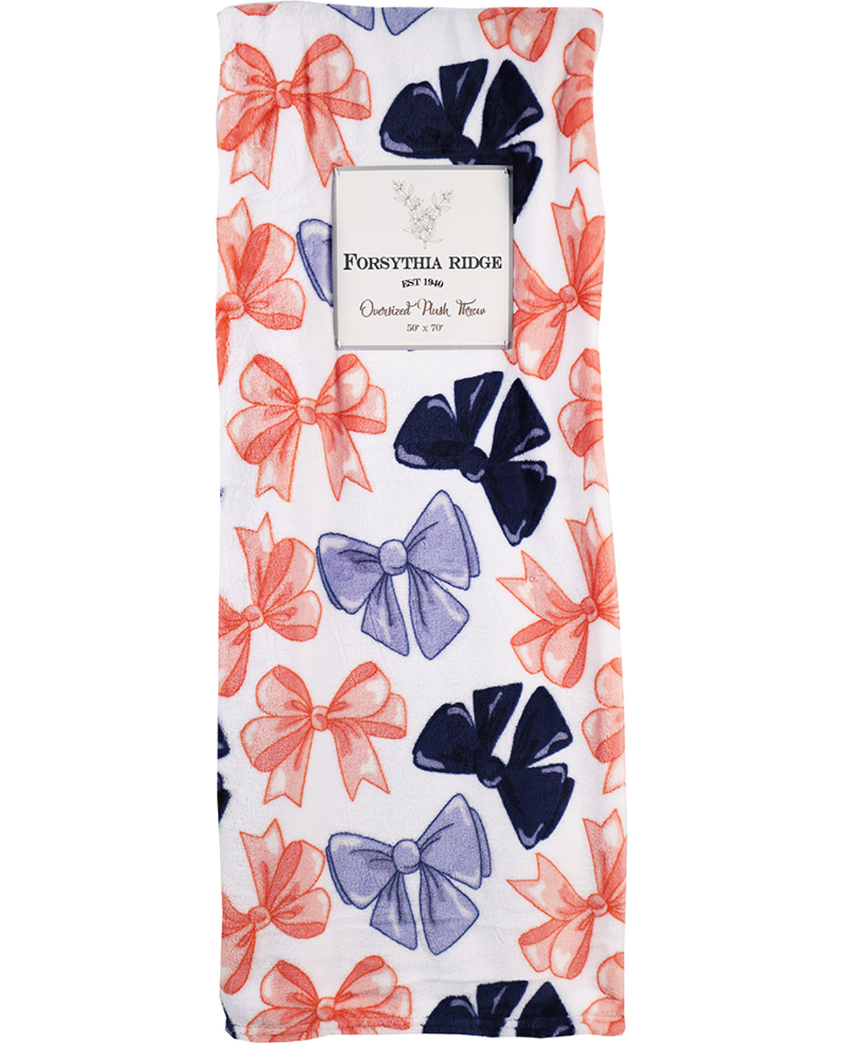 Sweet Bow Toss Fleece Hanging Throw