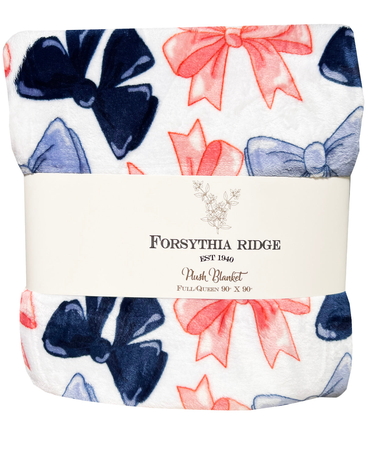 90x90 Sweet Bows Toss Blanket