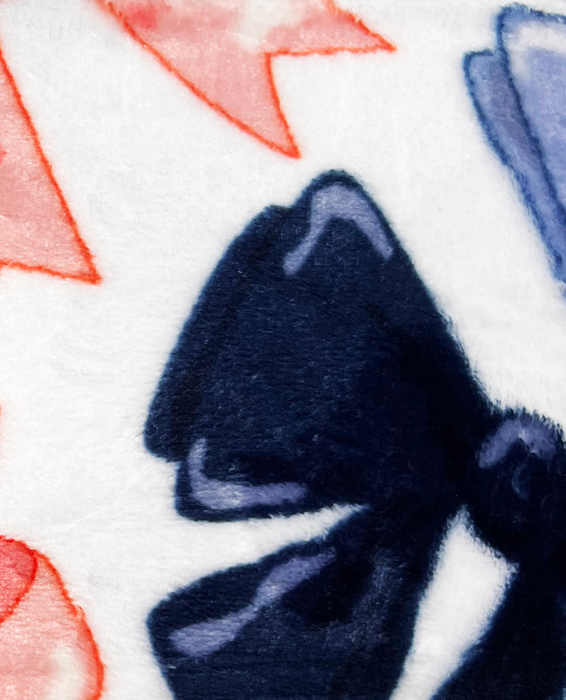 90x90 Sweet Bows Toss Blanket