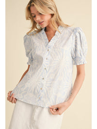Plus Patchwork Print Smocked Mini Dress