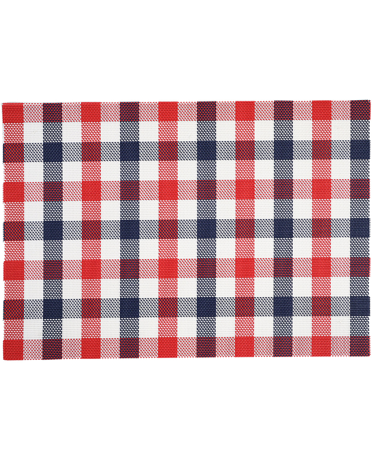 Americana Basketweave Check Placemat Set